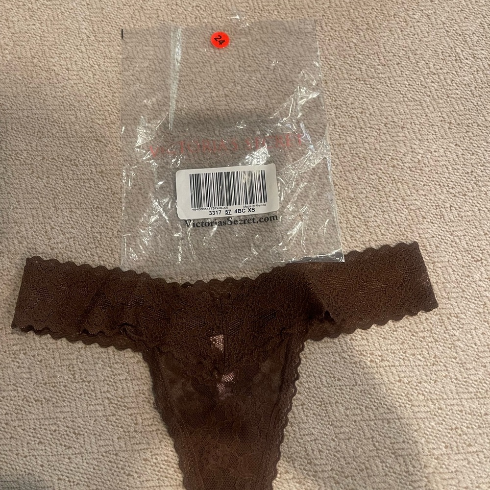 Victoria's Secret Chocolate Lace Panty